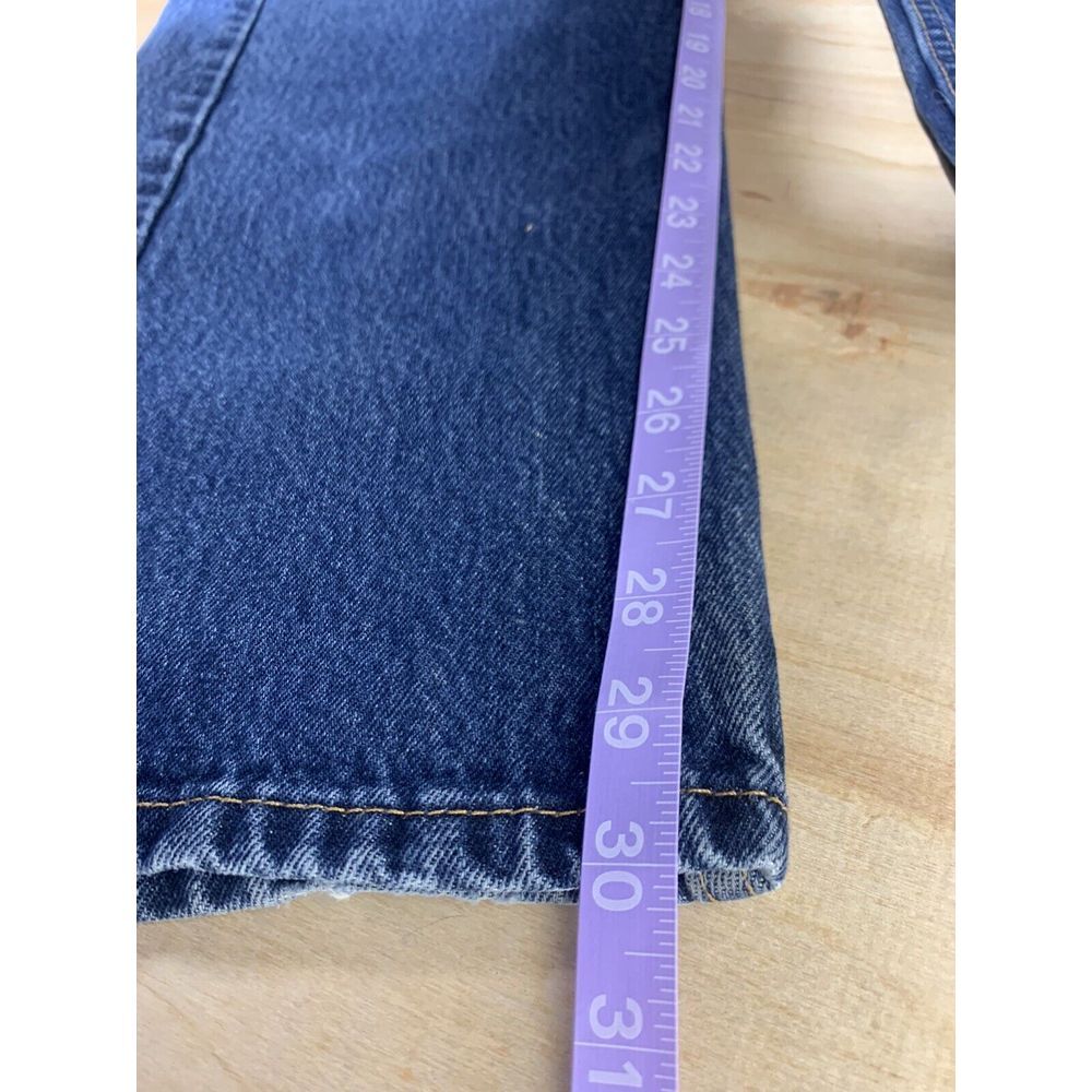 Levi 505 Mens Jeans Dark Wash 38x32 S40196 - Picture 7 of 10